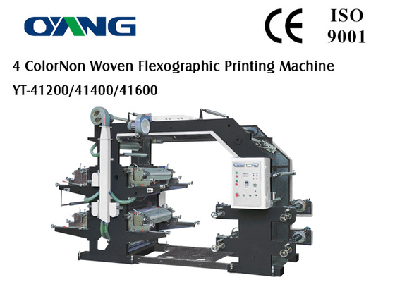Cores Flexographic não tecidas da máquina de impressão quatro do saco