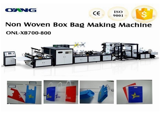 O saco não tecido da eficiência elevada que faz a máquina, leva a máquina da fabricação do saco
