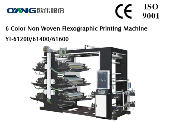 Máquina de impressão Flexographic de alta velocidade da cor YT-61200 seis automática