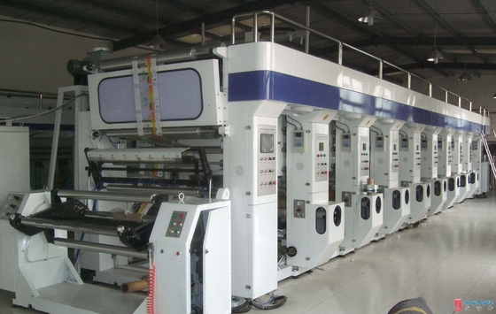 Máquina de impressão de alta velocidade da rotogravura do filme plástico/máquinas de impressão digitais