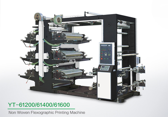 Máquina de impressão amigável de Flexo de 6 cores de Eco, impressora de cor industrial da tela seis