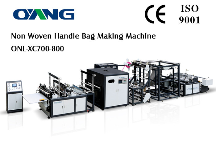 Máquina não tecida da fabricação do saco da certificação do CE com punho