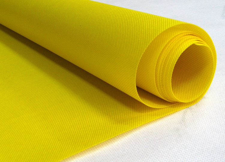 Material não tecido não tecido padrão do polipropileno do amarelo da tela de Oeko - de Tex Spunbond