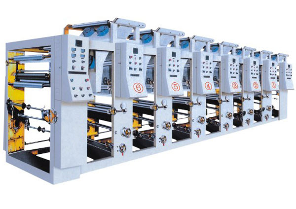 Máquina de impressão automática do Gravure do PVC/ANIMAL DE ESTIMAÇÃO/PE largura imprimindo de 800 - de 1600mm