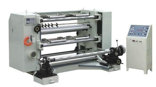 máquina do rewinder da talhadeira do filme plástico/papel que separa - corte - o rolamento