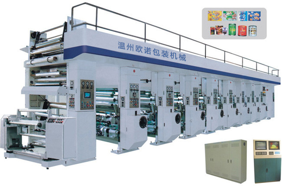 Maquinaria de impressão de alta velocidade do Gravure de Digitas multicolorido para o papel/BOPP