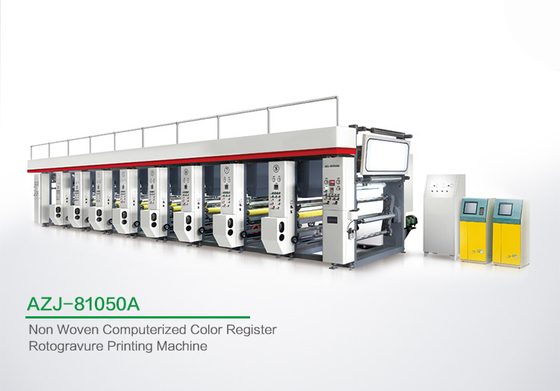 Máquina de impressão poderosa da rotogravura de 8 cores pela primeira vez com a impressão contínua 1250 milímetros