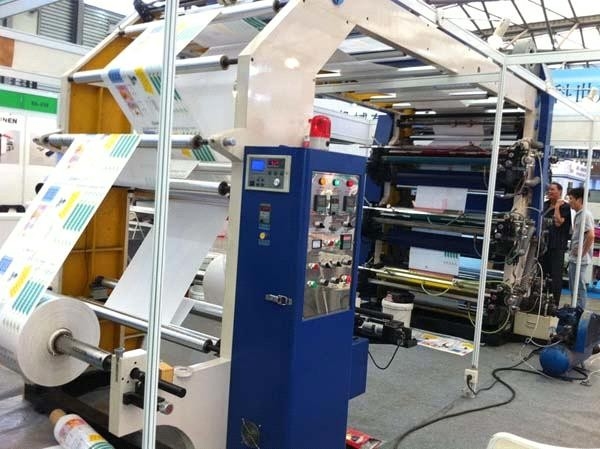 Plástico de polietileno de alta velocidade da impressão da máquina de impressão de Flexo